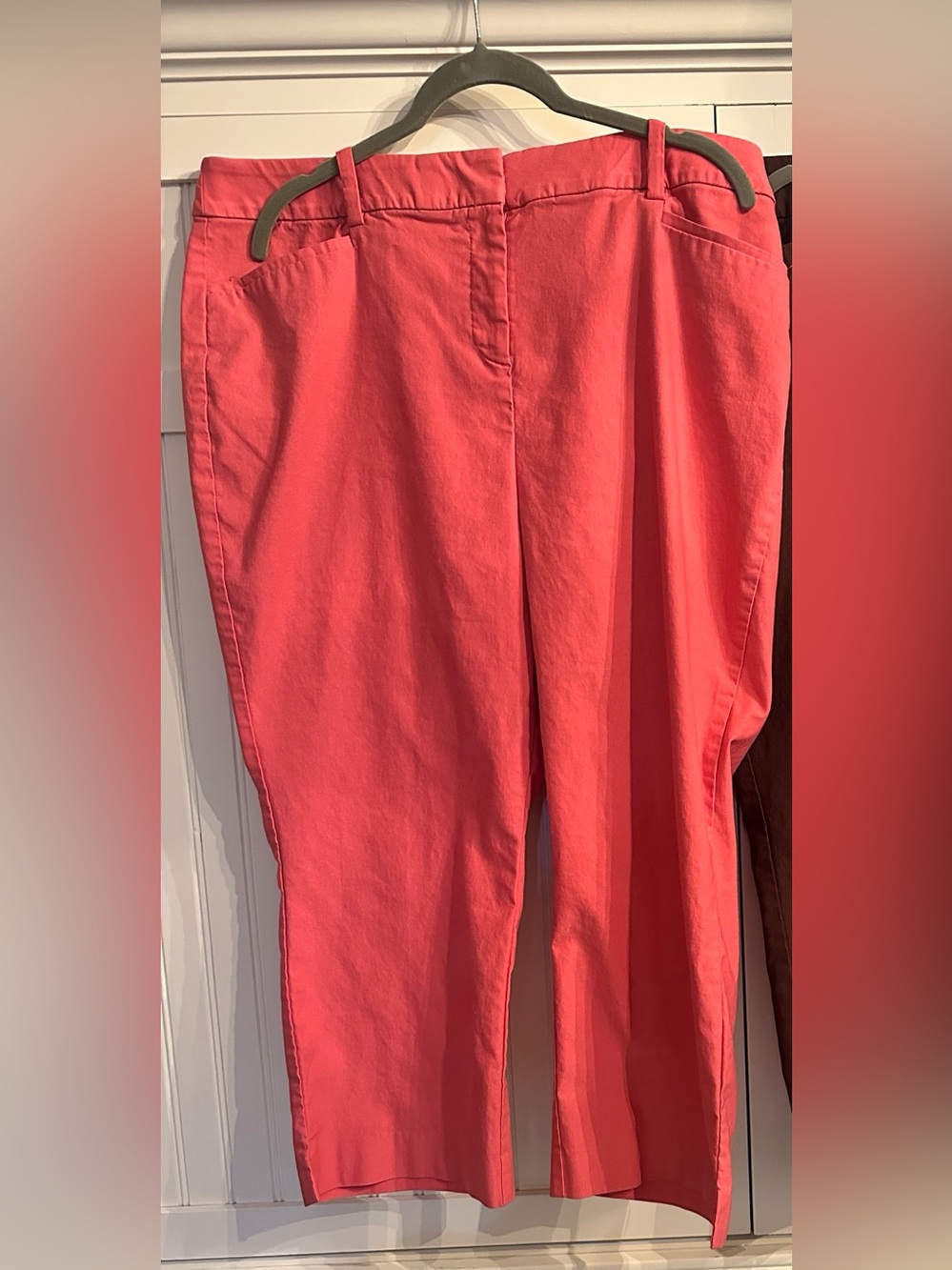 Lane Bryant Coral Capris - Straight Fit Size 16